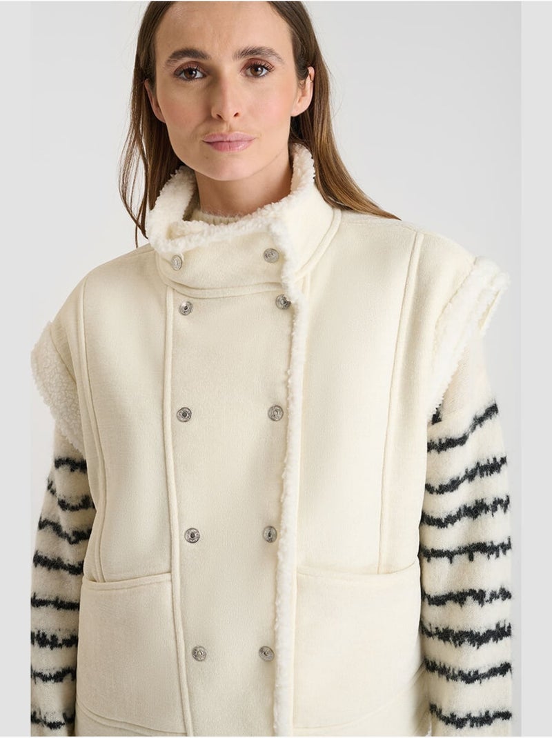 Chaqueta sin mangas FUJI Blanco - Kiabi