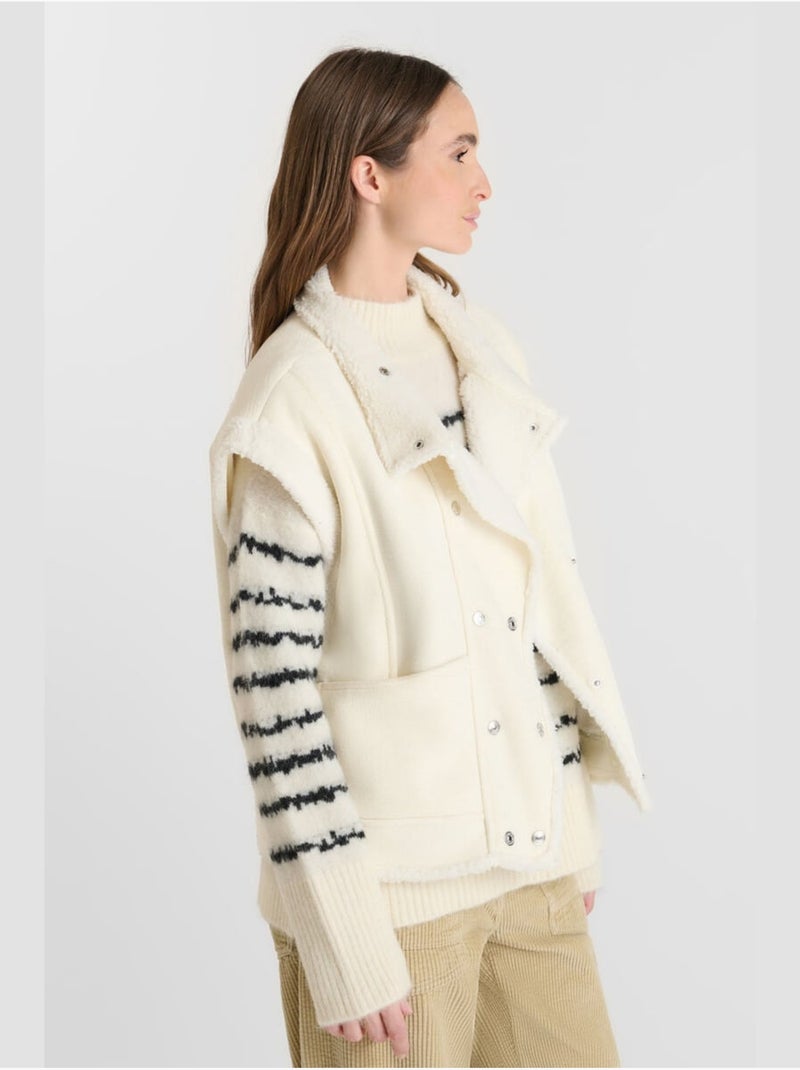 Chaqueta sin mangas FUJI Blanco - Kiabi