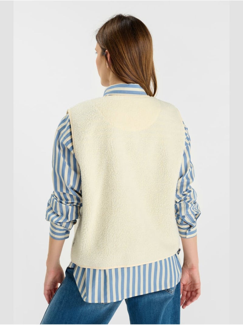 Chaqueta sin mangas GUDRU Blanco - Kiabi