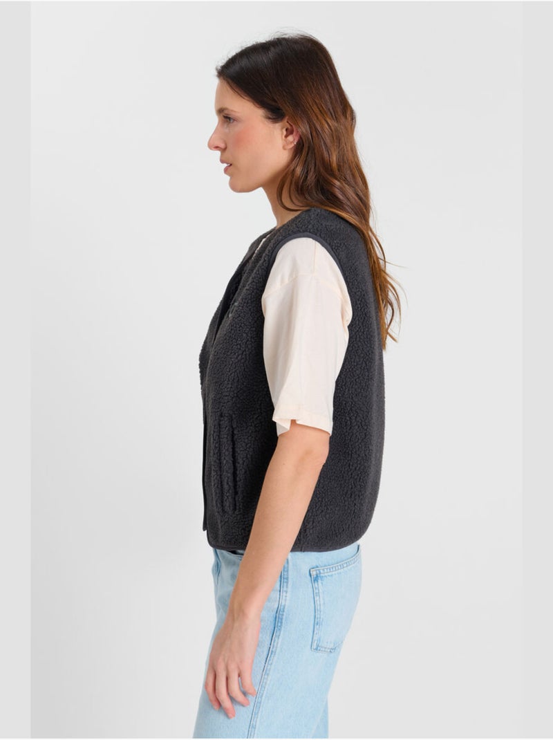 Chaqueta sin mangas GUDRU Gris - Kiabi