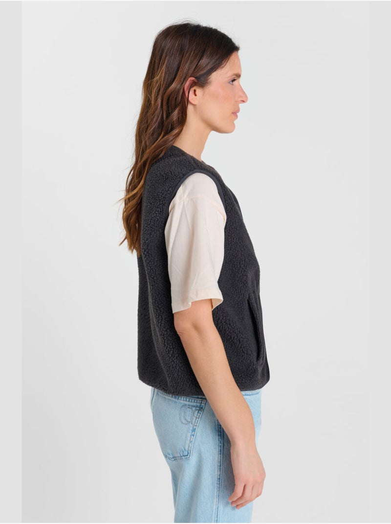 Chaqueta sin mangas GUDRU Gris - Kiabi