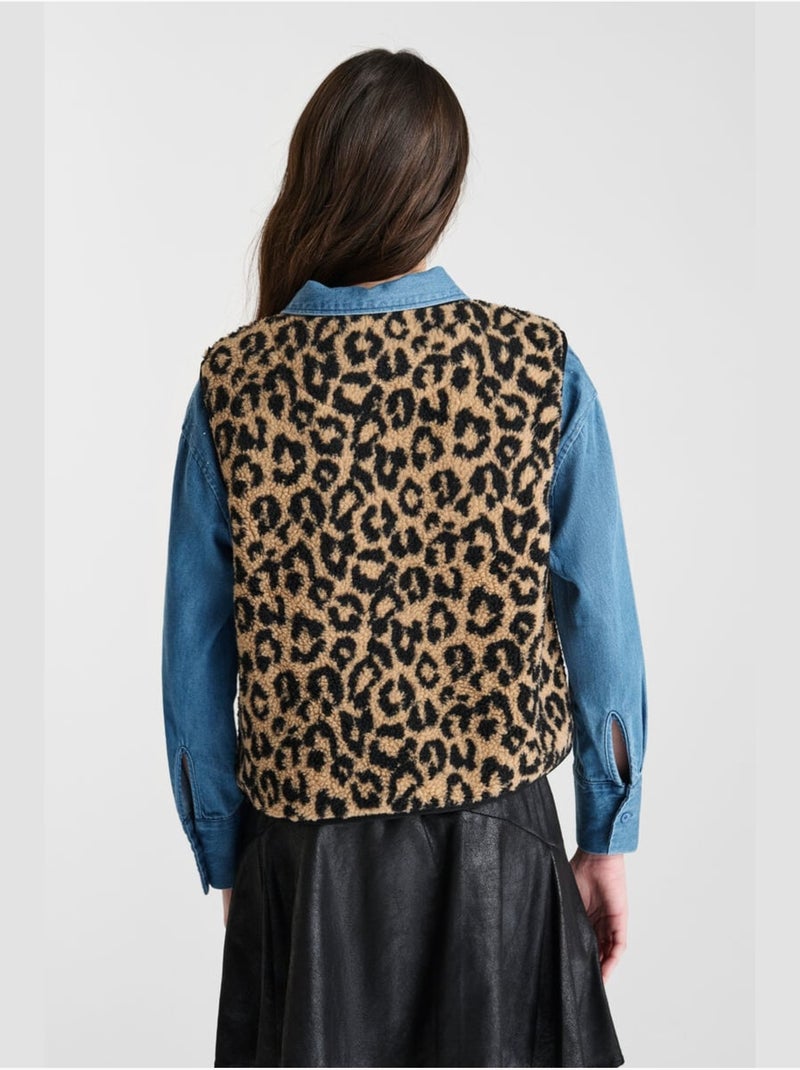 Chaqueta sin mangas GUDRUGI Marrón - Kiabi