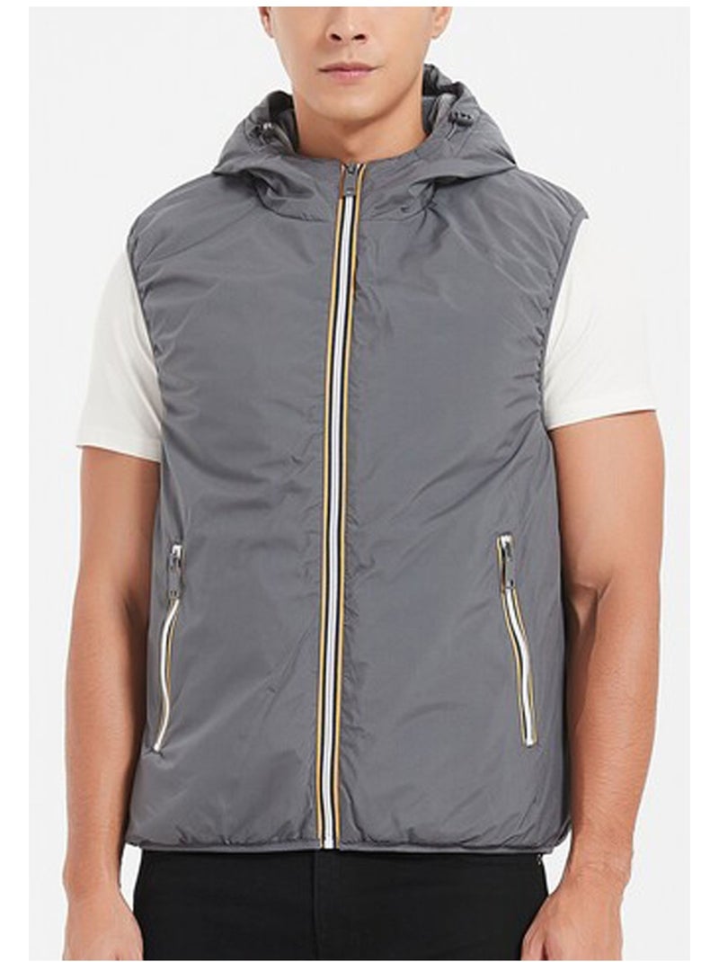 chaqueta sin mangas Kebello Gris - Kiabi