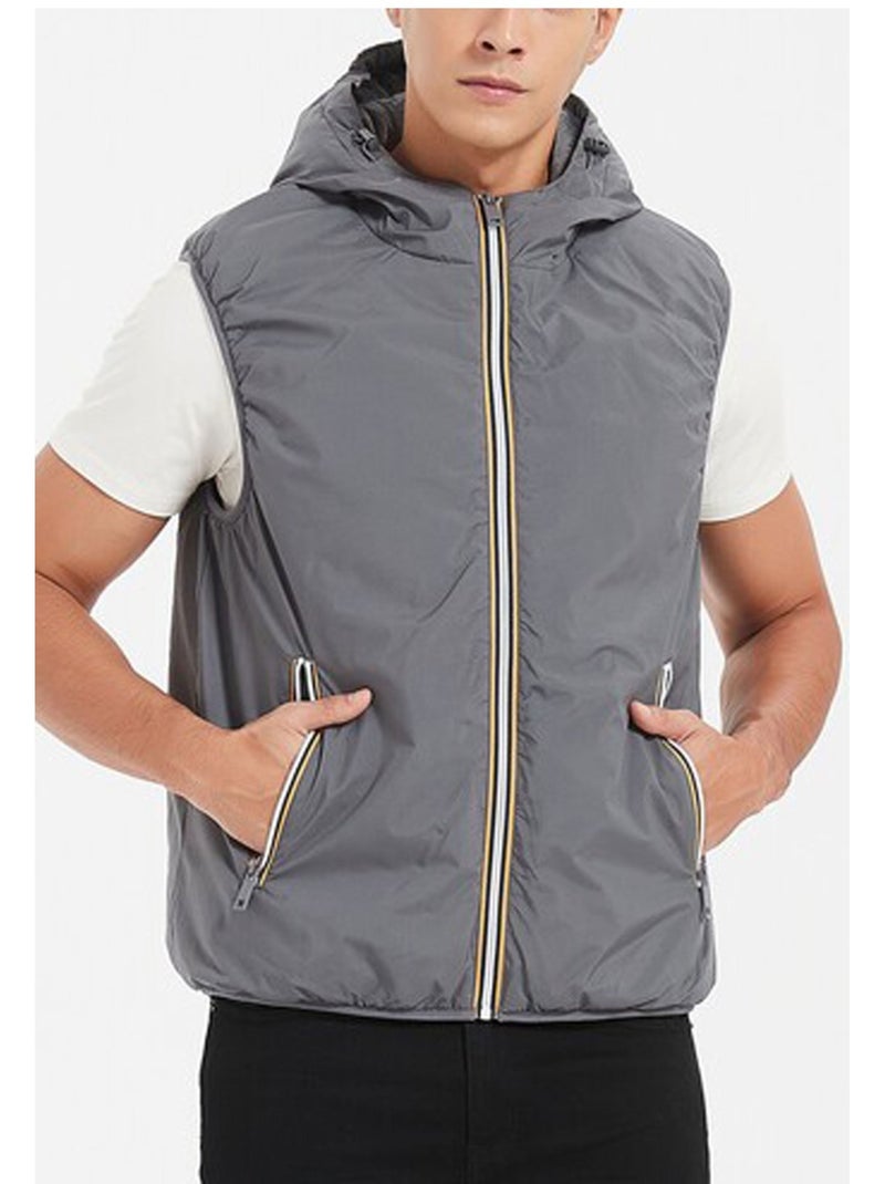 chaqueta sin mangas Kebello Gris - Kiabi