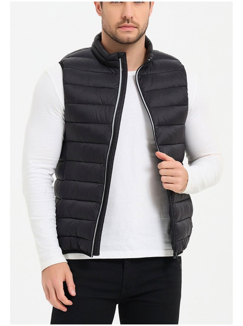 chaqueta sin mangas Kebello Negro Negro - Kiabi