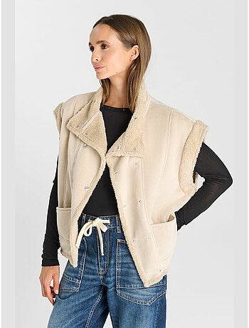 Chaqueta sin mangas malia