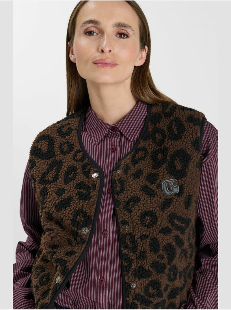 Chaqueta sin mangas sanry Marrón - Kiabi
