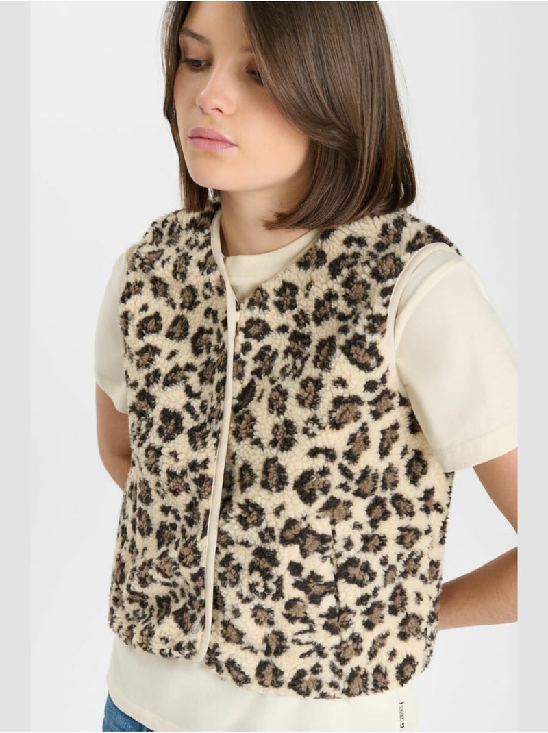 Chaqueta sin mangas sanrygi Marrón - Kiabi