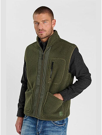 Chaqueta sin mangas velos