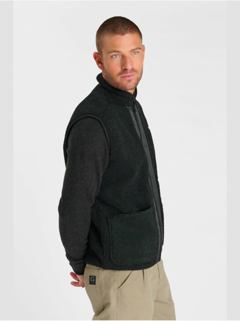 Chaqueta sin mangas velos Negro - Kiabi