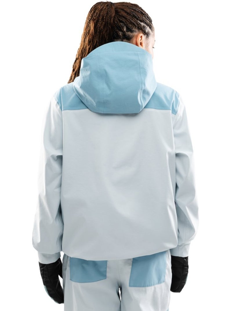 Chaqueta snowboard oversize mujer mujer w8-w yuki light Azul - Kiabi