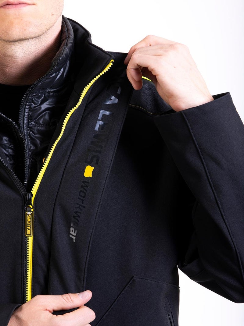 Chaqueta softshell 3en1 ALLIN1 'Rica Lewis' Negro - Kiabi