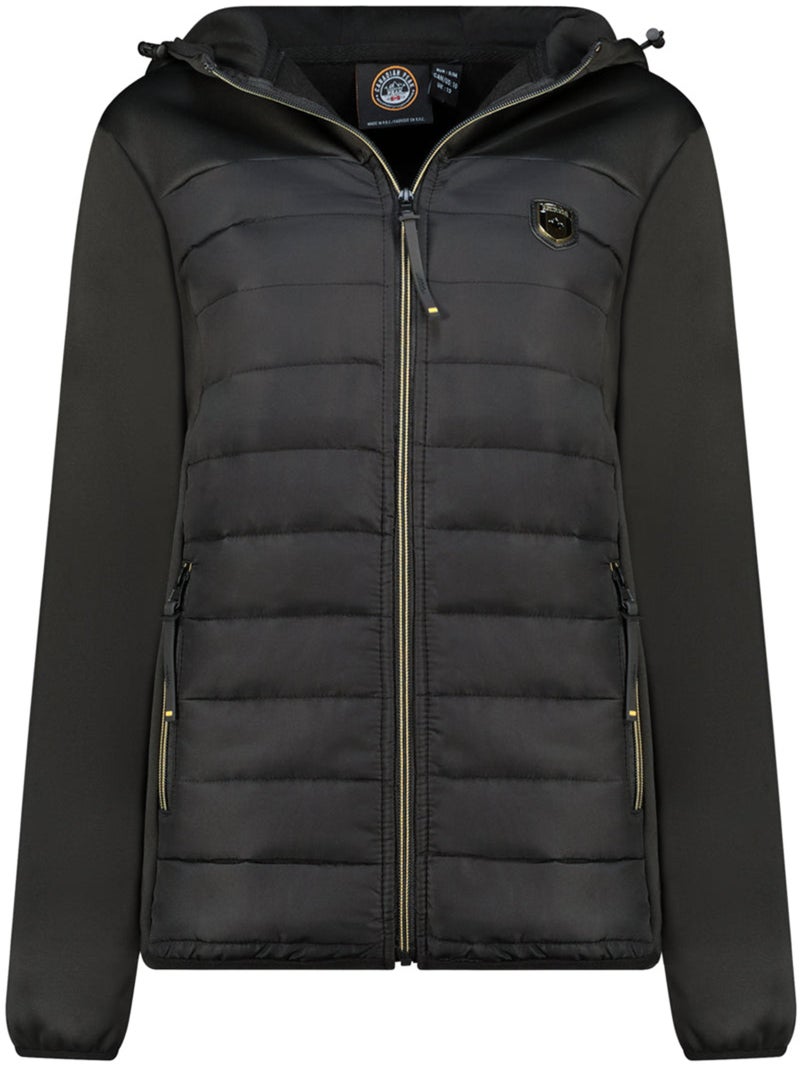 Chaqueta softshell bimaterial con capucha typhlosioneak – canadian peak Negro - Kiabi
