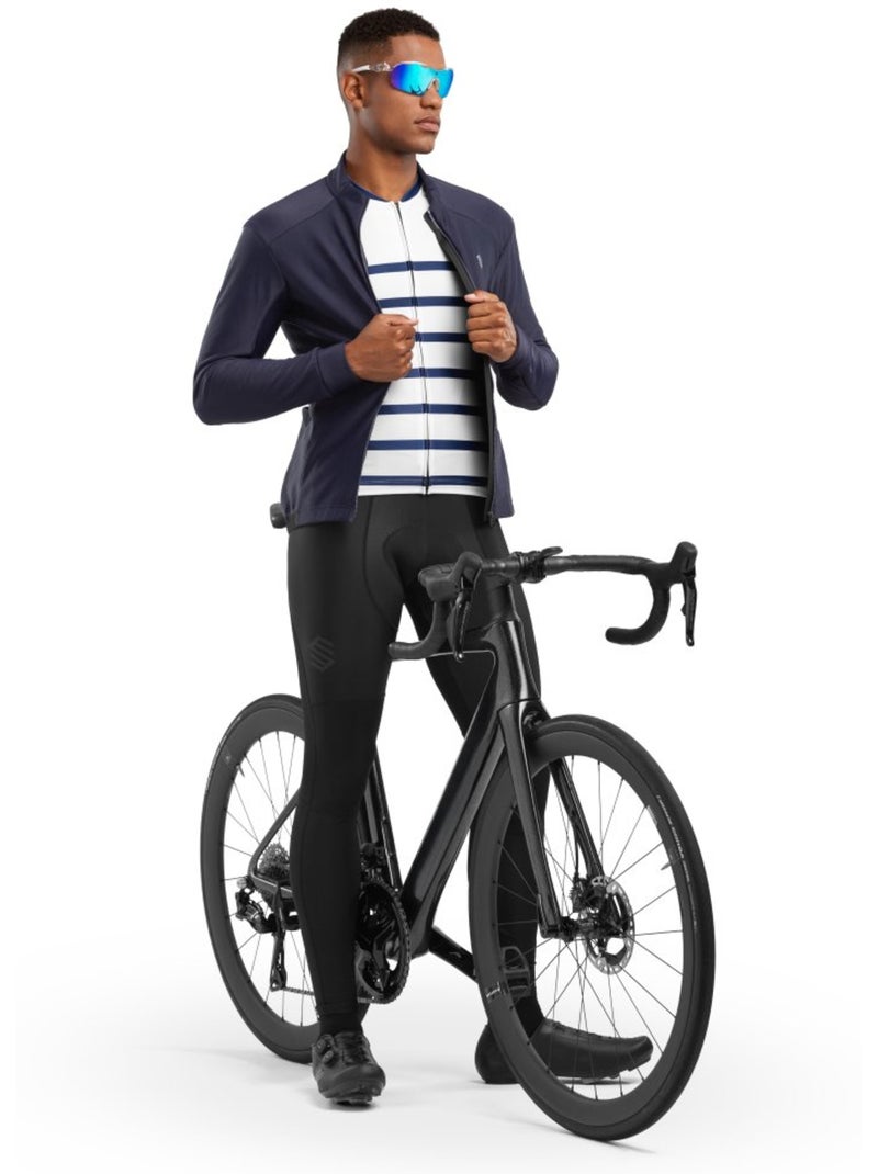 Chaqueta softshell ciclismo hombre ciclismo hombre j1 elba Azul marino - Kiabi