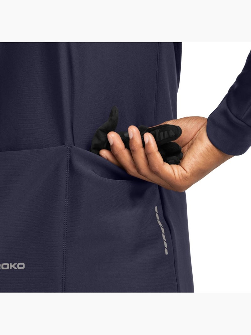 Chaqueta softshell ciclismo hombre ciclismo hombre j1 elba Azul marino - Kiabi