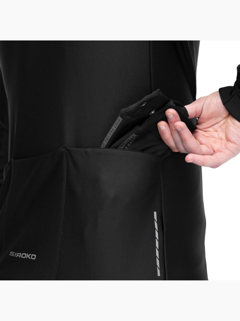 Chaqueta softshell ciclismo hombre ciclismo hombre j1 furkapass Negro - Kiabi
