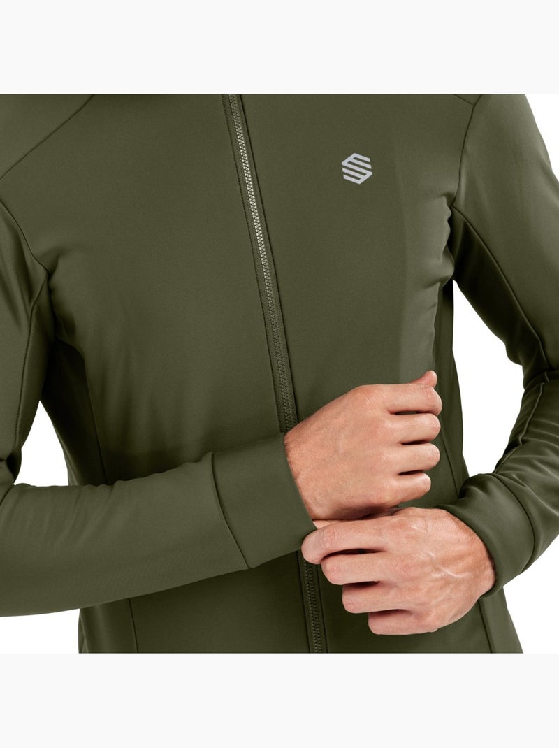 Chaqueta softshell ciclismo hombre ciclismo hombre j1 khangai Verde - Kiabi