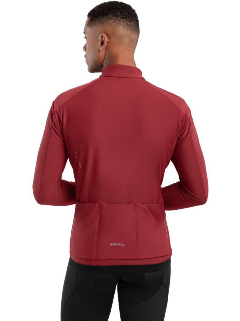Chaqueta softshell ciclismo hombre ciclismo hombre j1 soulor Rojo ladrillo - Kiabi