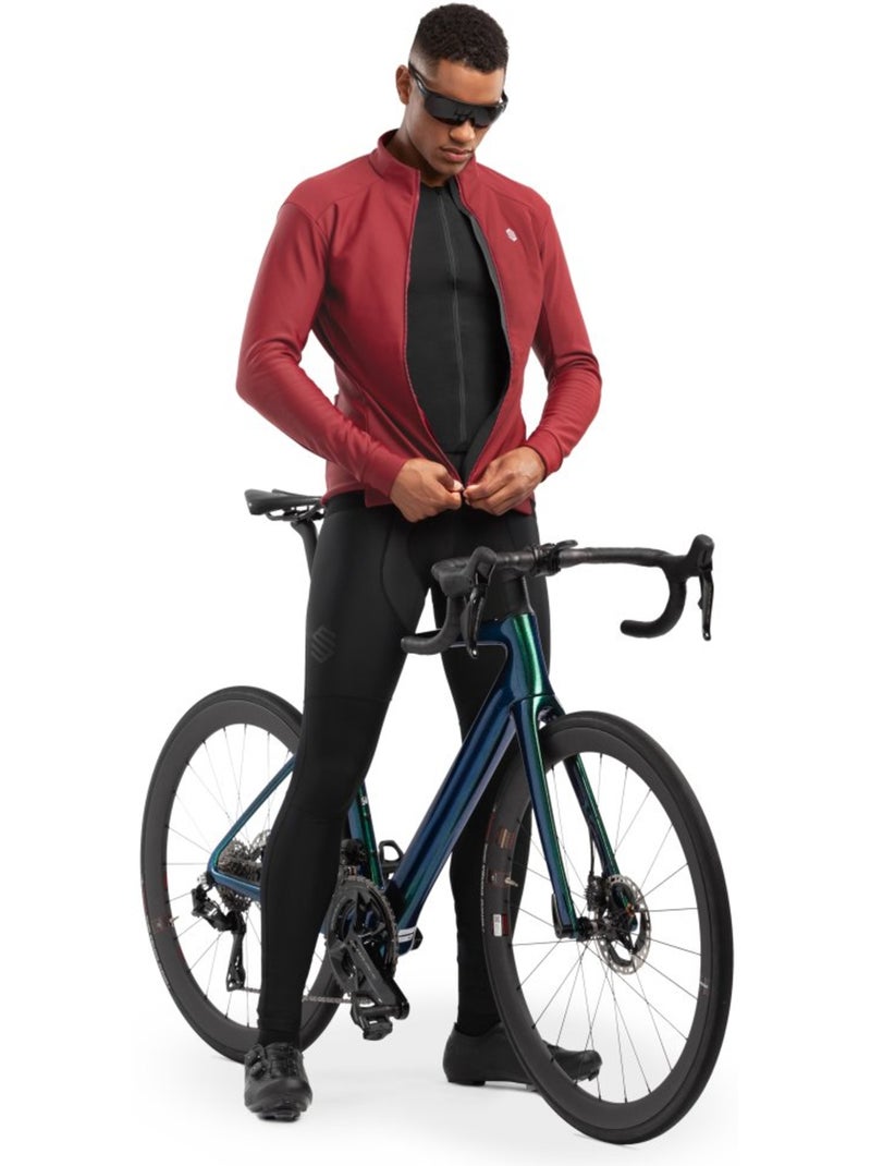 Chaqueta softshell ciclismo hombre ciclismo hombre j1 soulor Rojo ladrillo - Kiabi
