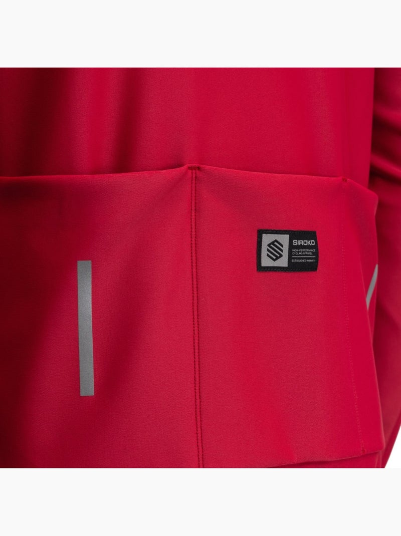 Chaqueta softshell ciclismo hombre ciclismo hombre j3 souplesse Rojo - Kiabi