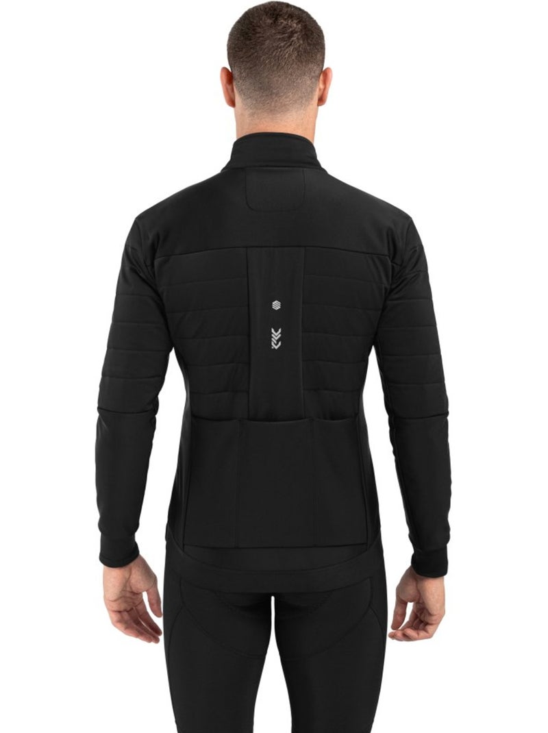 Chaqueta softshell ciclismo invierno hombre ciclismo hombre dw territory Negro - Kiabi