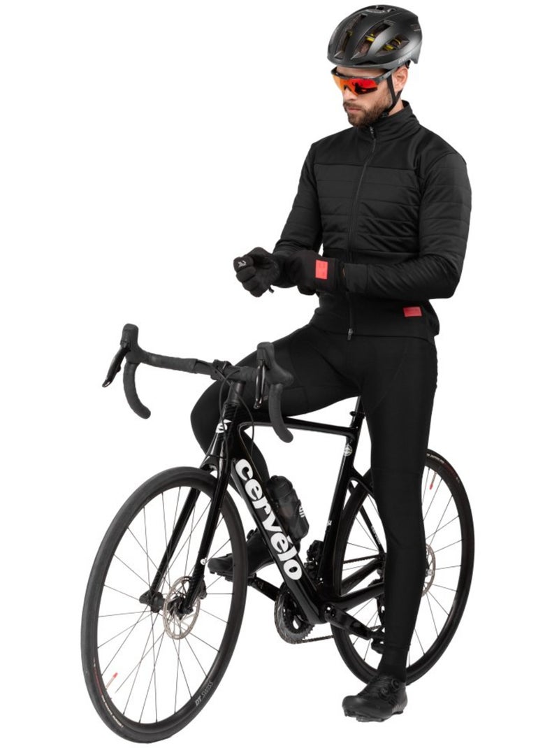 Chaqueta softshell ciclismo invierno hombre ciclismo hombre dw territory Negro - Kiabi