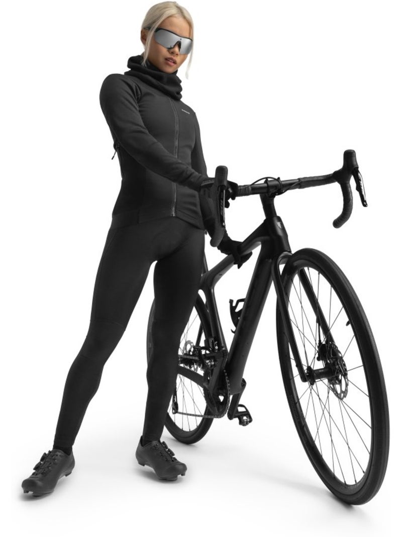 Chaqueta softshell ciclismo invierno mujer ciclismo mujer core abyss Negro - Kiabi