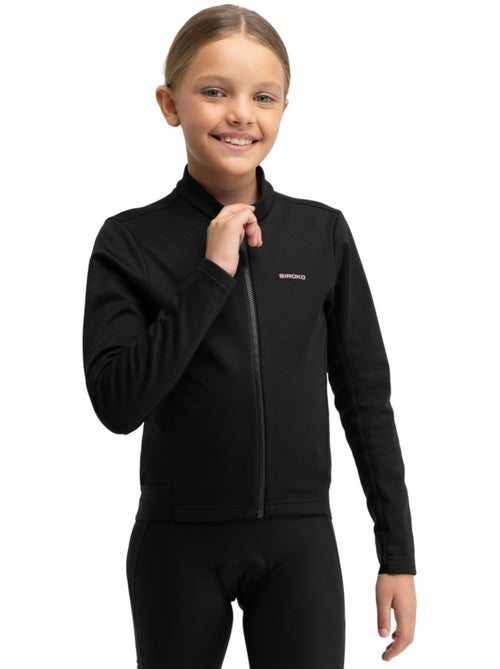 Chaqueta softshell ciclismo invierno niña ciclismo niños y niñas k-core-g whe - Kiabi