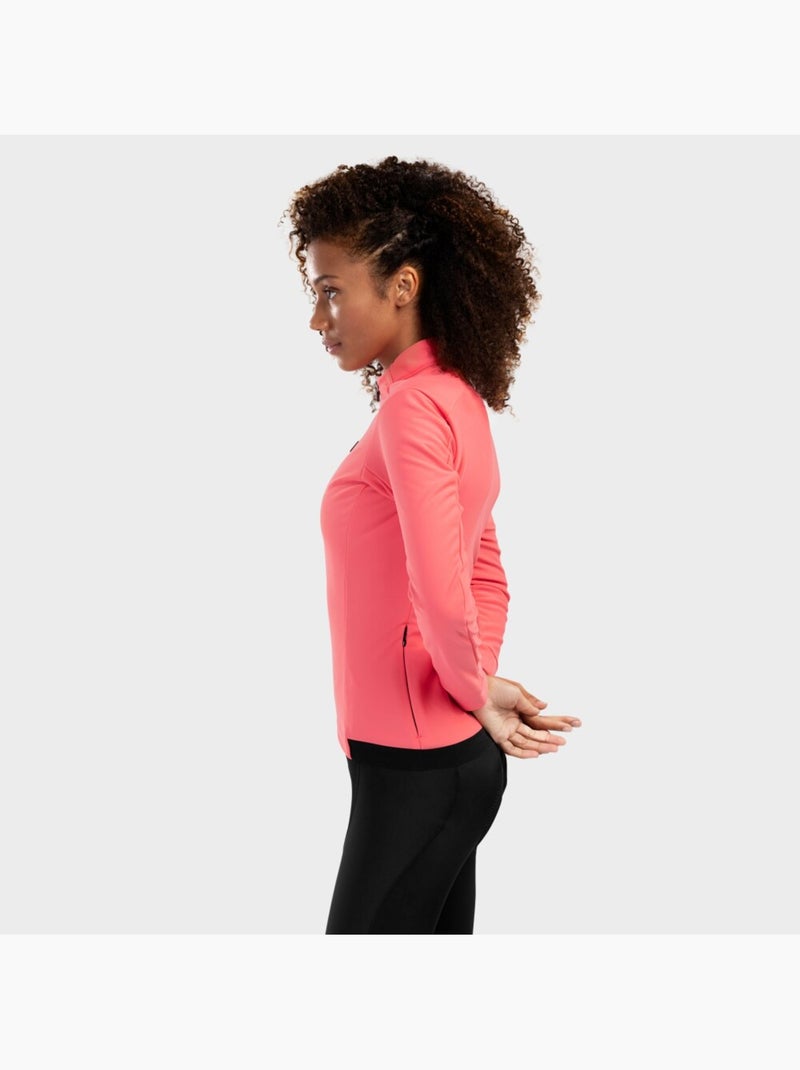 Chaqueta softshell ciclismo mujer ciclismo mujer j1 breakaway Coral - Kiabi