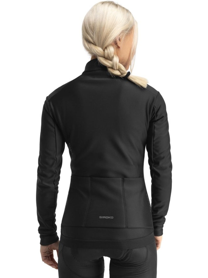 Chaqueta softshell ciclismo mujer ciclismo mujer j1 vermont Negro - Kiabi