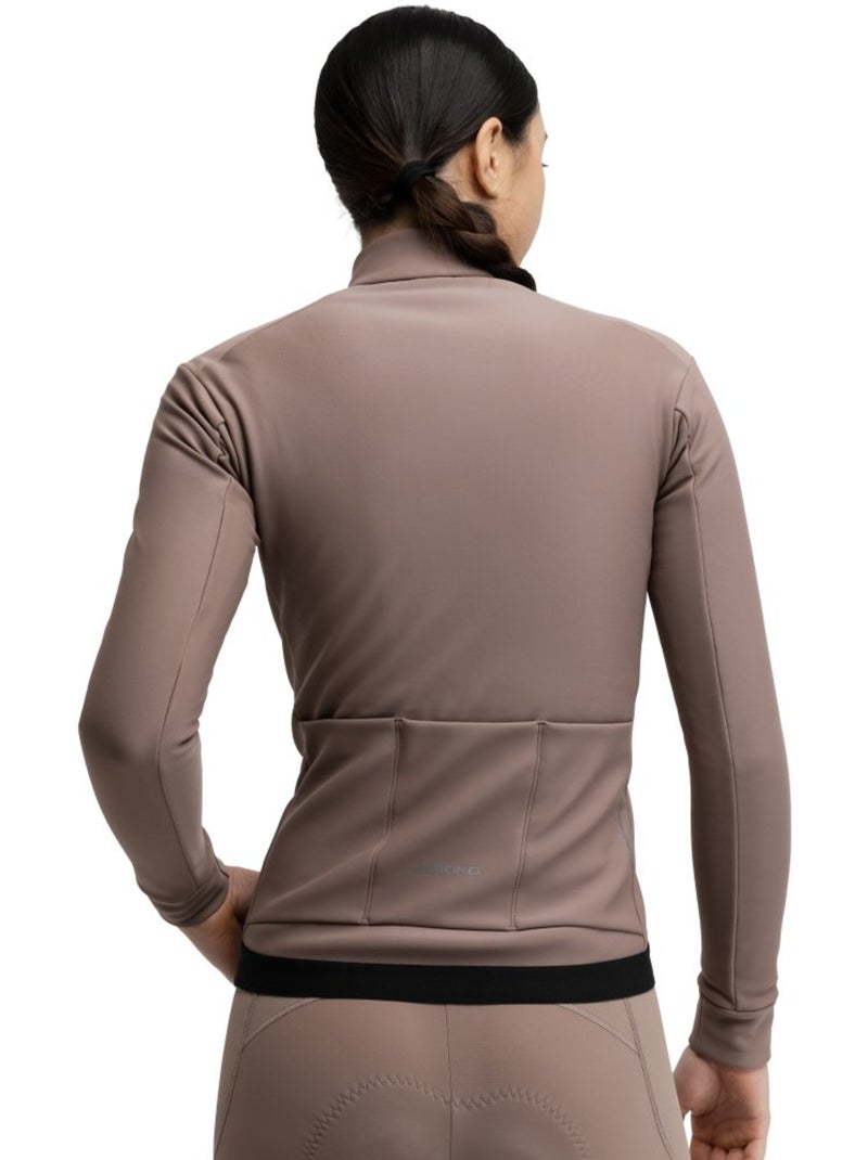 Chaqueta softshell ciclismo mujer ciclismo mujer j1-w bordala Marrón - Kiabi
