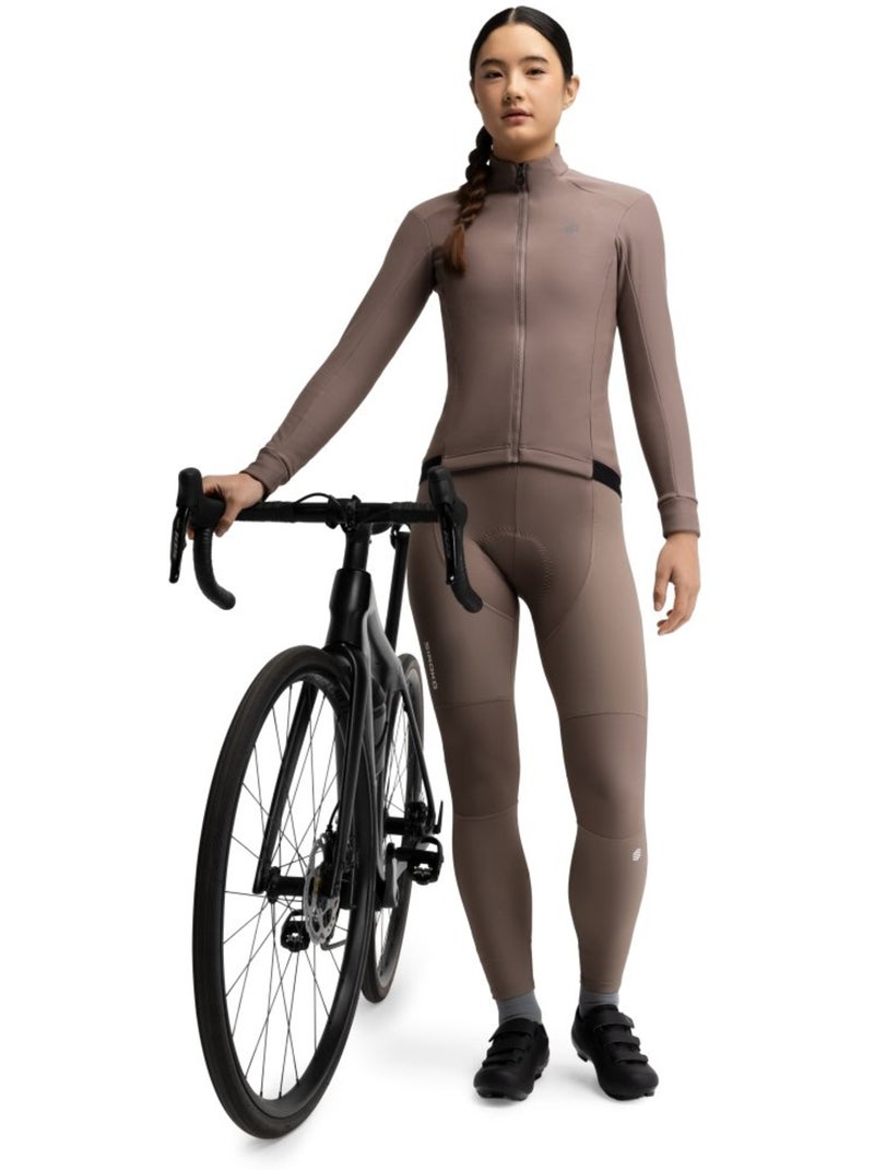 Chaqueta softshell ciclismo mujer ciclismo mujer j1-w bordala Marrón - Kiabi