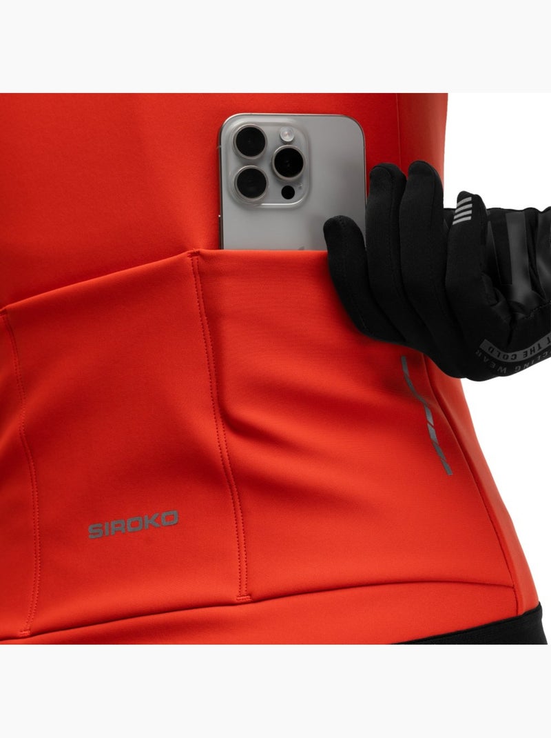 Chaqueta softshell ciclismo mujer ciclismo mujer j1-w plange Rojo - Kiabi