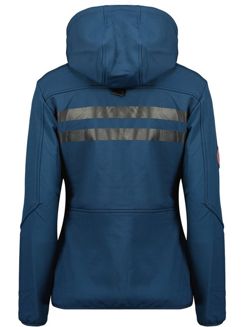Chaqueta softshell con capucha desmontable forrada de polar reineak – canadian peak - Kiabi