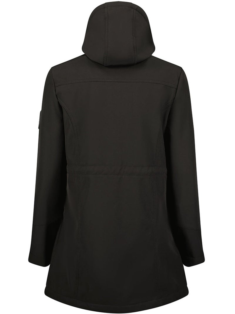Chaqueta softshell con capucha desmontable forrada de polar toceaneak – canadian peak Negro - Kiabi