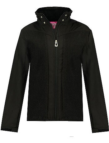 Chaqueta softshell con capucha forrada de polar turna – canadian peak