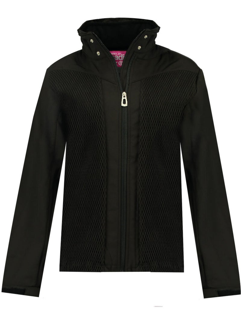 Chaqueta softshell con capucha forrada de polar turna – canadian peak Negro - Kiabi