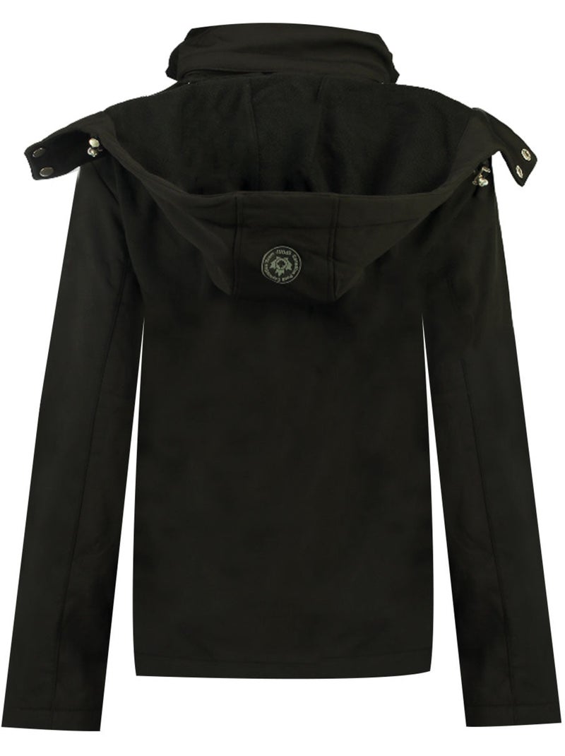 Chaqueta softshell con capucha forrada de polar turna – canadian peak Negro - Kiabi