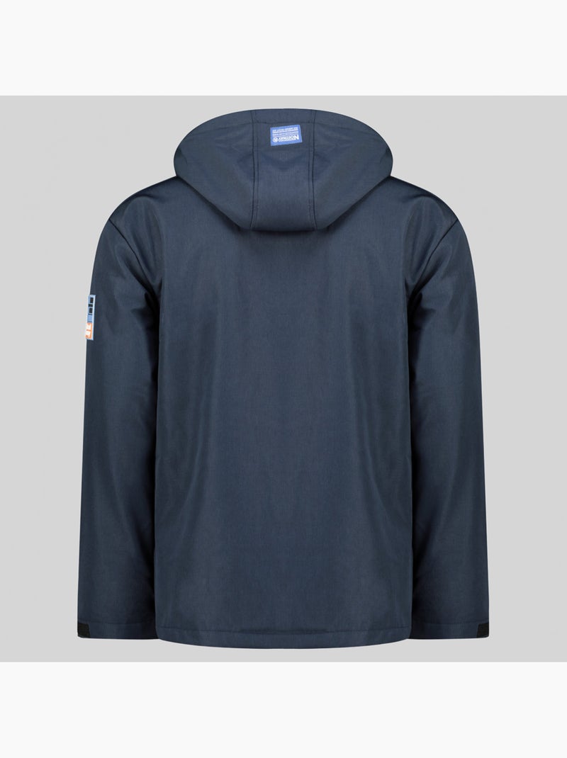 Chaqueta softshell con capucha raoul – geographical norway Azul marino - Kiabi