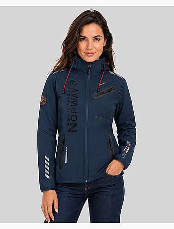 Chaqueta softshell con capucha reine – geographical norway