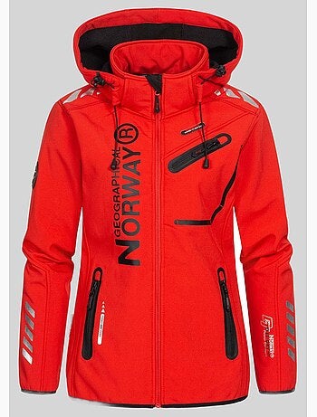 Chaqueta softshell con capucha reine – geographical norway