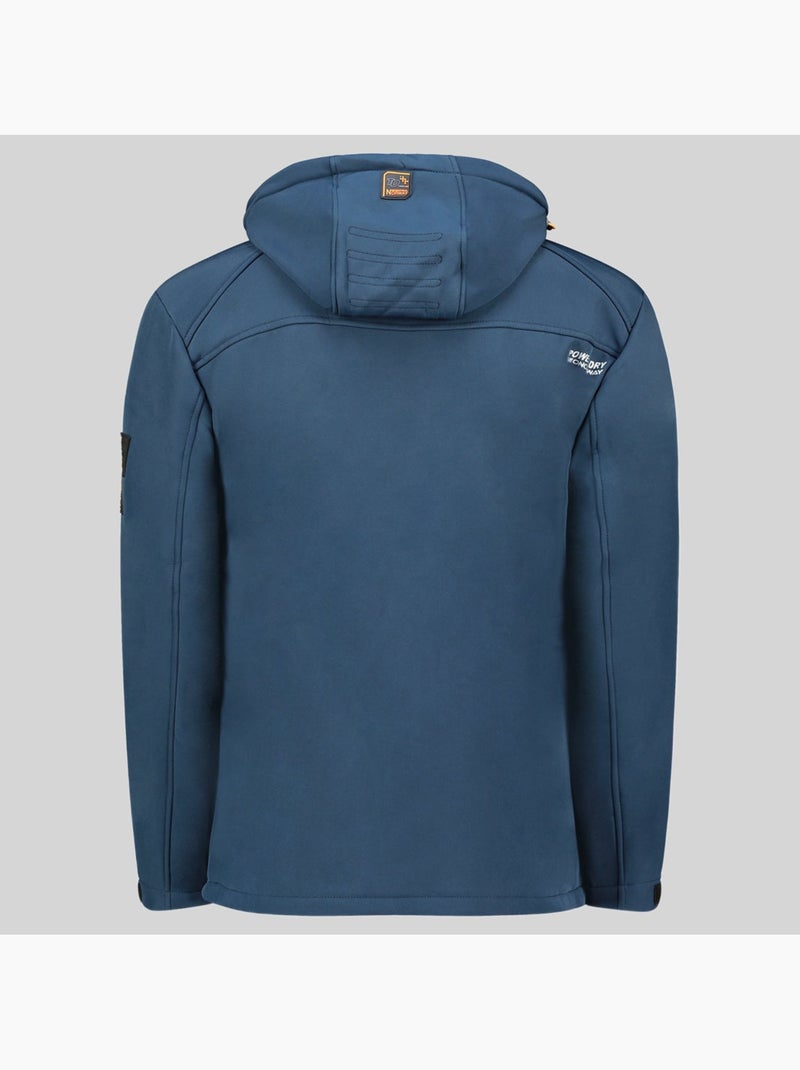 Chaqueta softshell con capucha richywood – geographical norway Azul marino - Kiabi