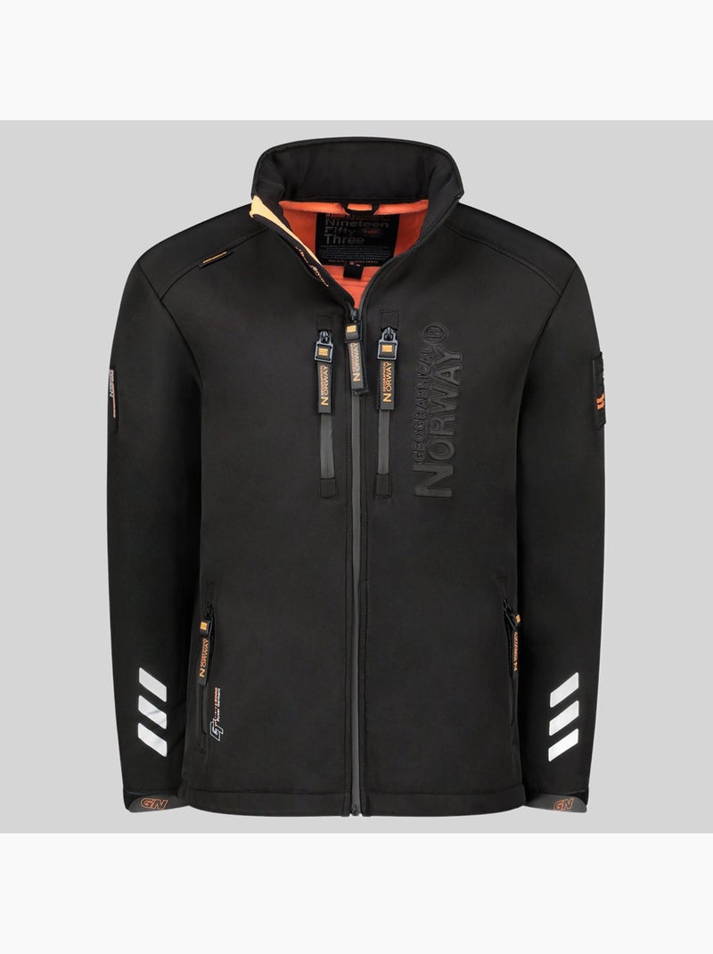 Chaqueta softshell con capucha richywood – geographical norway Negro - Kiabi