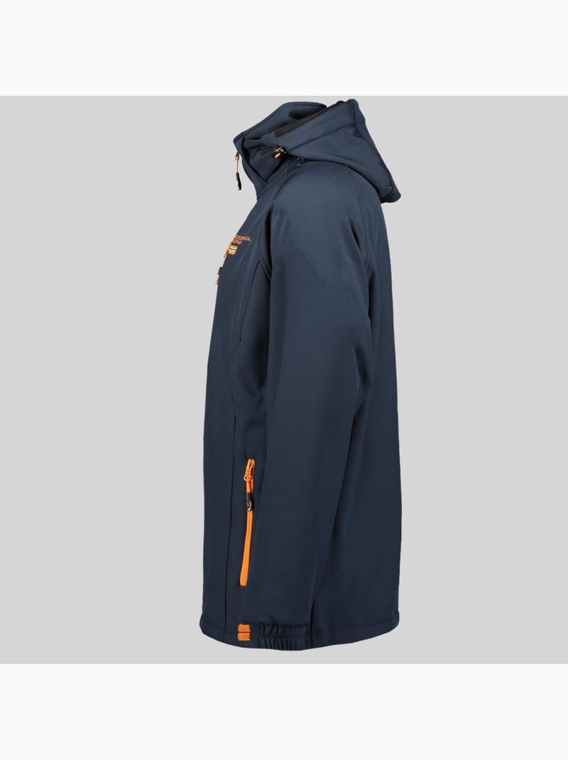 Chaqueta softshell con capucha ritchone – geographical norway Azul marino - Kiabi