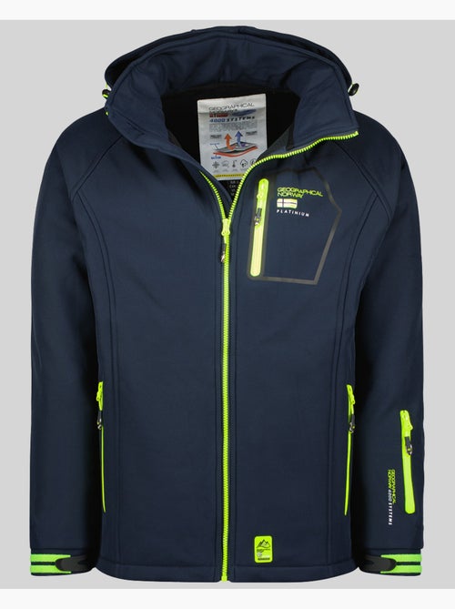 Chaqueta softshell con capucha riziere – geographical norway - Kiabi
