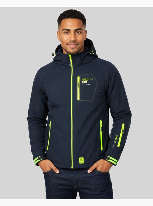 Chaqueta softshell con capucha riziere – geographical norway - Kiabi