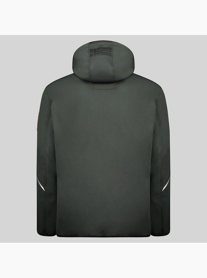 Chaqueta softshell con capucha robin – geographical norway Gris oscuro - Kiabi