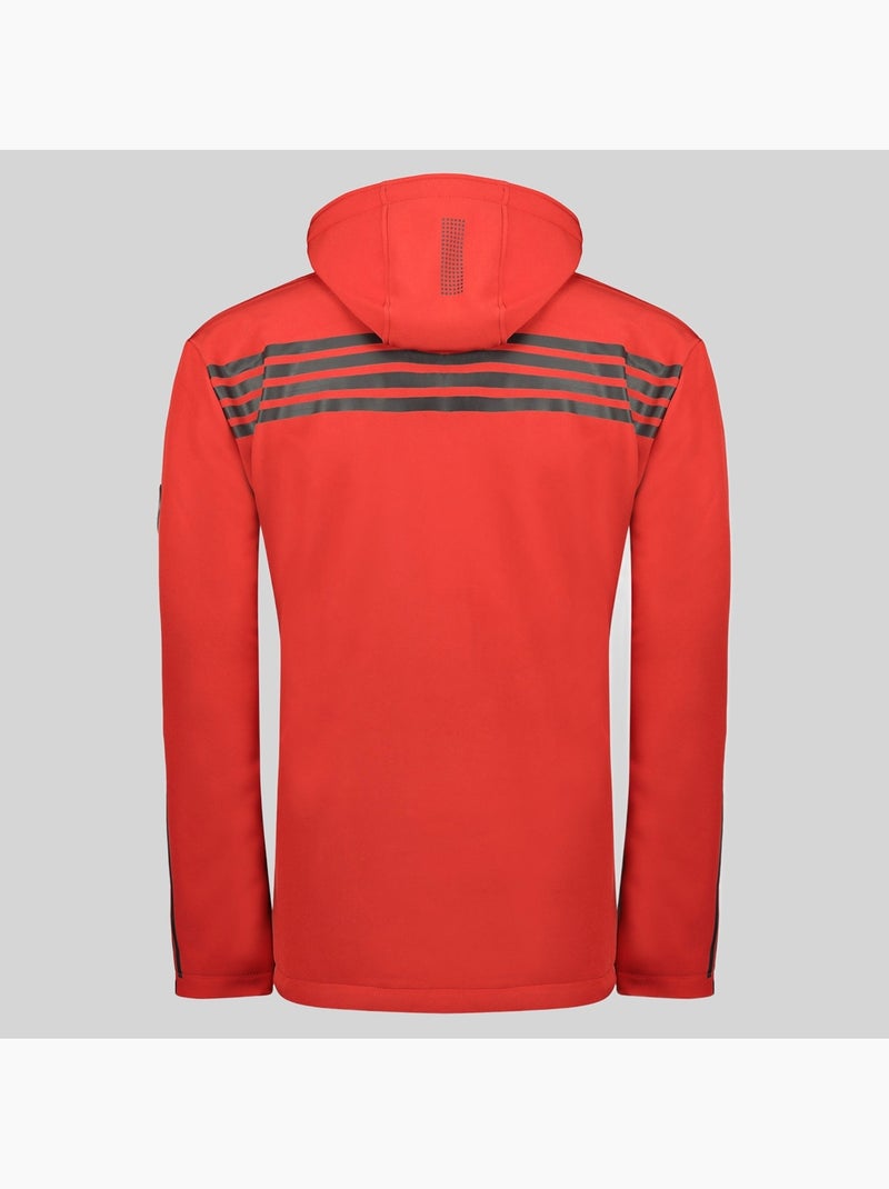 Chaqueta softshell con capucha romano – geographical norway Rojo - Kiabi