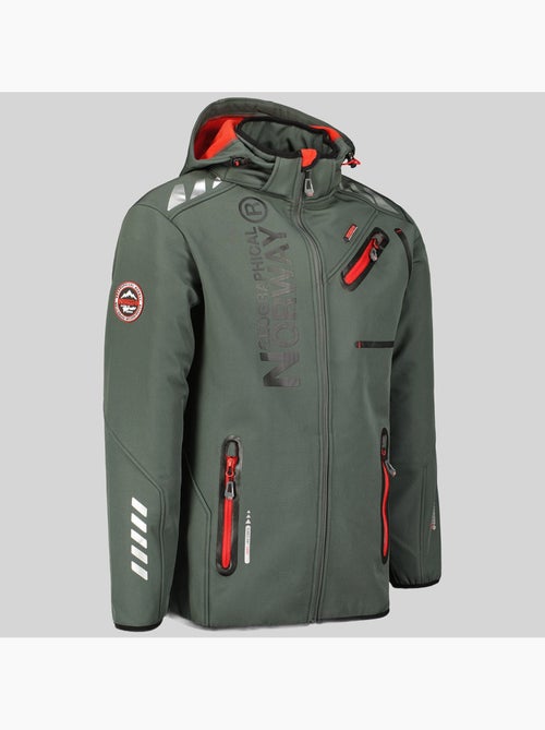 Chaqueta softshell con capucha royaute dark – geographical norway - Kiabi Chaqueta softshell con capucha royaute dark – geographical norway - Kiabi