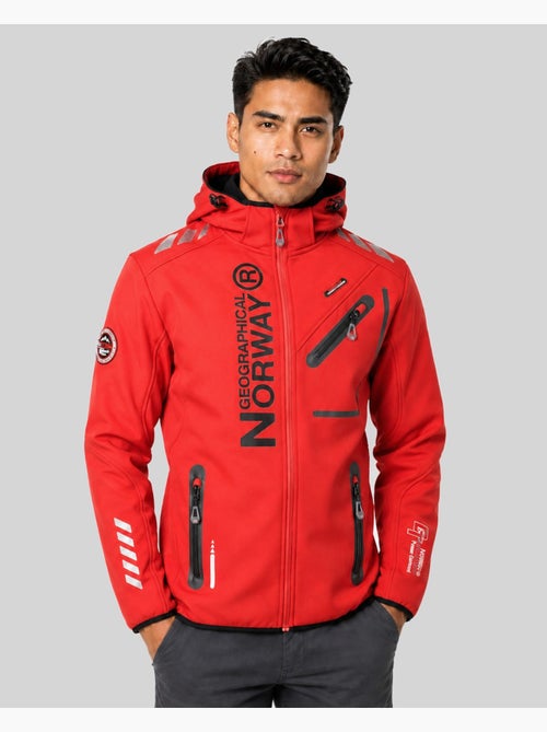 Chaqueta softshell con capucha royaute – geographical norway - Kiabi